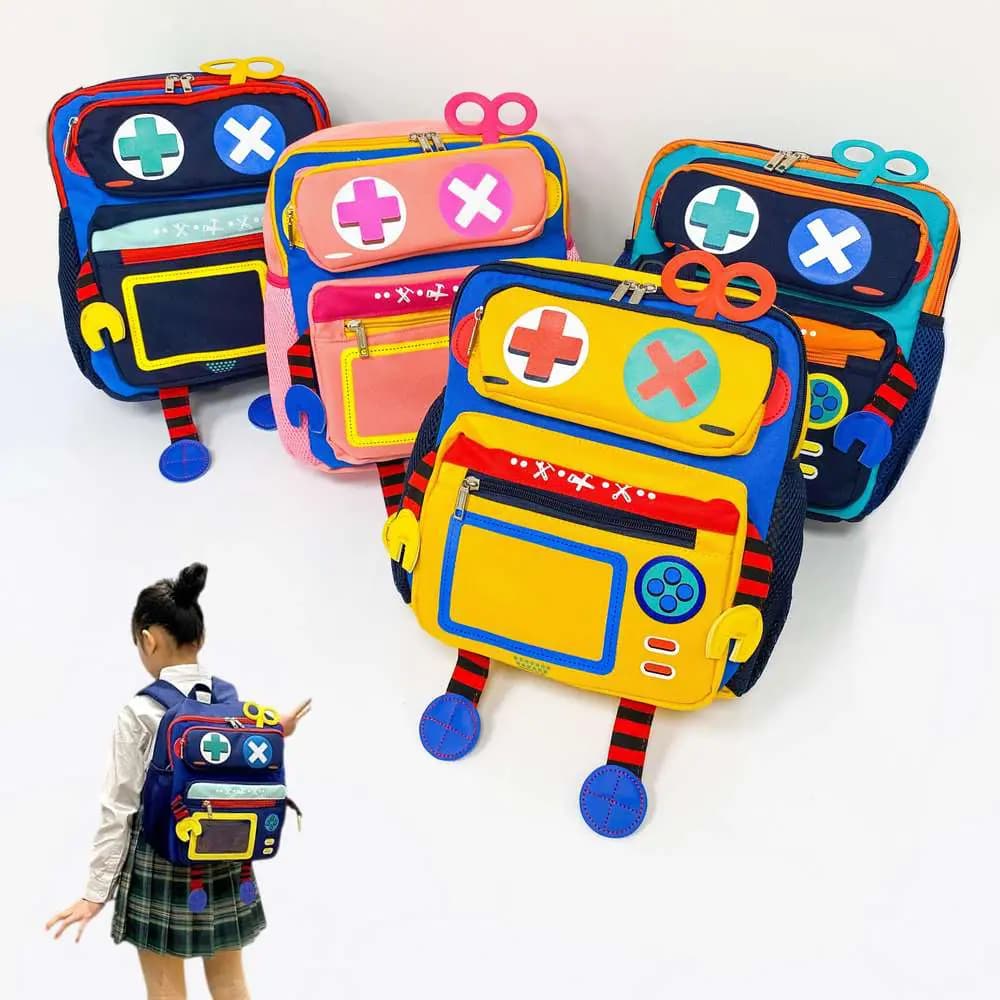 کوله پشتی بچه گانه طرح ربات کدb268