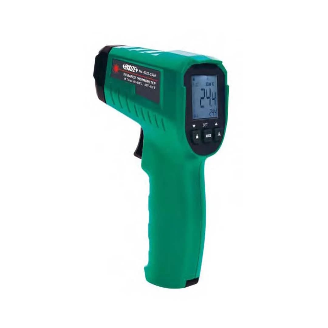 ترمومتر لیزری اینسایز مدل 0222-C520 با بازه دمایی -50 تا +500 درجه سانتی‌گراد