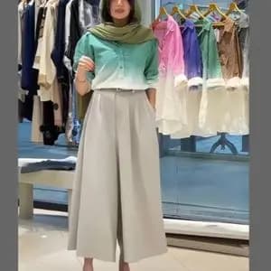 ست شومیز دامن شلواری آبرنگی