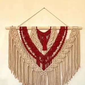 دیوار کوب مکرومه بافی فاخر