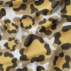 پارچه لباسی پیراهن زنانه پارچه الف مدل کرپ بوگاتی طرح پلنگی کد 4011163