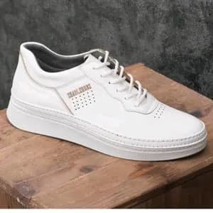 کفش کتونی مردانه مدل فروزان رنگ سفید