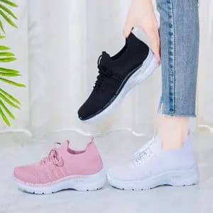 کفش کتونی دخترانه جورابی اسپرت