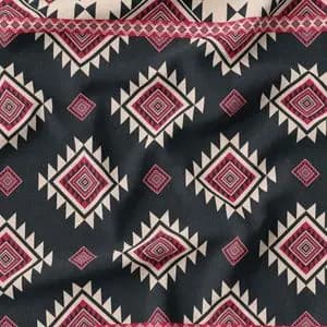 پارچه ملحفه مدل مخمل طرح ایرانی شارن کد 5012767