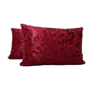 روبالشی مخمل ساده مدل سوما بسته 2 عددی