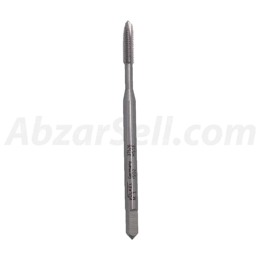 قلاویز ماشینی M3 مستقیم HSSE برند ولکل آلمان