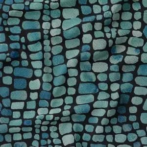 پارچه لباسی زنانه پارچه الف مدل کرپ بوگاتی طرح پوست ماری کد 4011178