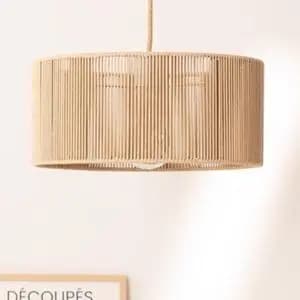 لوستر مکر‌ومه بافی مدل خطی