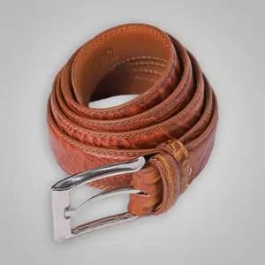 کمربند چرم طبیعی کد 7306
