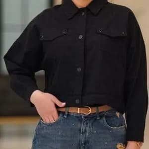 کت کتان کج راه گرم بالا یقه مردانه