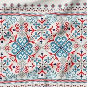 پارچه ملحفه مدل مخمل طرح ایرانی سنتی شونا کد 5012748