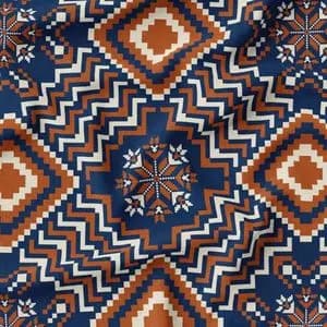 پارچه ملحفه مدل مخمل طرح ایرانی سنتی آراکو کد 5012740