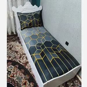 ملحفه نیم ست یک نفره طرح سه بعدی