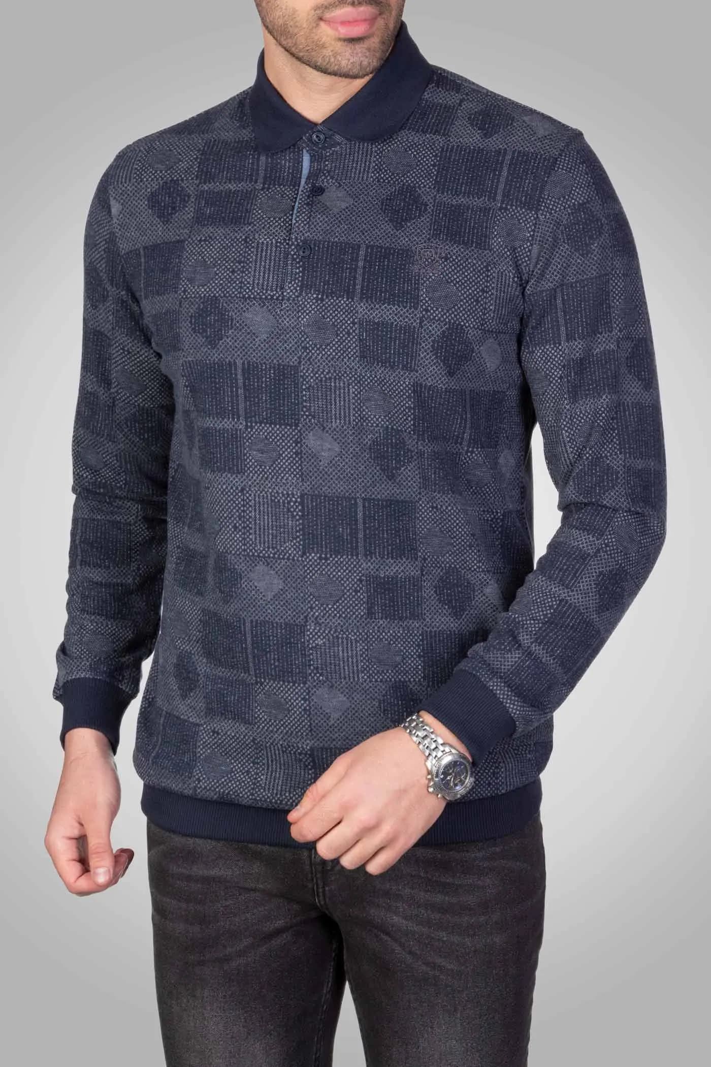 پولوشرت آستین بلند مردانه 160119