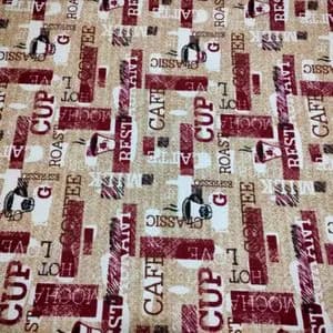 پارچه آشپزخانه تمام پنبه طرح کافه عرض 1.5 کد 02