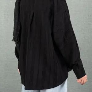 شومیز تک جیب مشکی