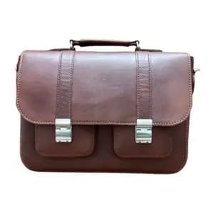 کیف اداری و دانشجویی مردانه و زنانه با چرم طبیعی(دستدوز)