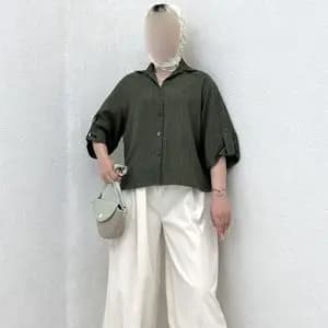 شومیز آستین دکمه بیلی بانک