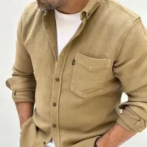 پیراهن نخی مدل گونی بافت