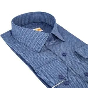 پیراهن مردانه کروما رنگ آبی کد 5249