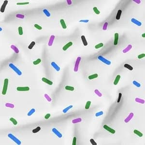 پارچه لباسی پارچه الف مدل کرپ بوگاتی طرح فانتزی کد 4011469