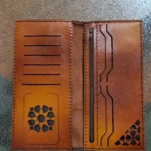 کیف پول چرم طبیعی کد 01