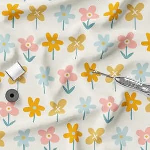 پارچه ملحفه مدل مخمل گل گلی کد 5011104