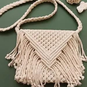 کیف‌مکرومه زنانه مدل دیلا