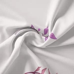 پارچه لباس مدل کرپ بوگاتی طرح برگ مینیمال کد 6011312