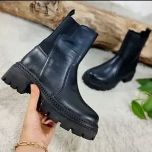 نیم بوت زنانه بوت دخترانه کنار کش زیره پیو شرکتی نرم قابل انعطاف