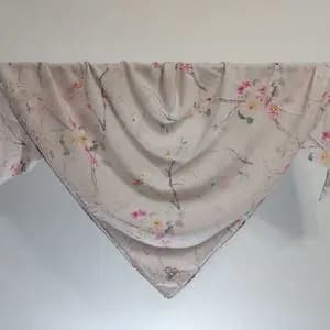 روسری زنانه نخی گلدار کد 115