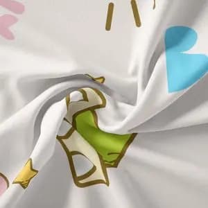 پارچه ملحفه مدل مخمل طرح کارتونی کد 5011901