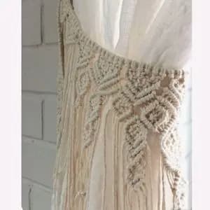 هولدر پرده مکرومه بافی طرح گهرناز