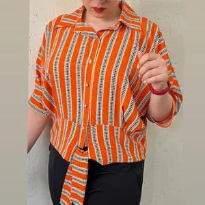 شومیز مجلسی زنانه و دخترانه طرح کیمونو