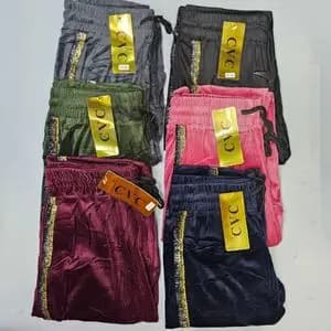 شلوار مخمل بقل نوار زنانه sh6rt