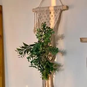 هولدر نگهدارنده گلدان مکرومه مدرن طرح نیلو