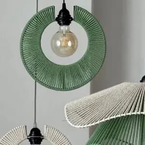 لوستر دکوراتیو مکرومه بافی مدل جدید