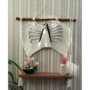 شلف فرشته مکرومه شلف چوبی مدل کیوت