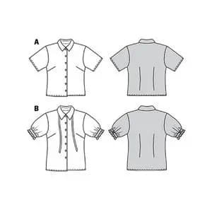 الگوی خیاطی بلوز زنانه بوردا استایل کد 6426 سایز 36 تا 46 متد مولر