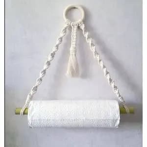 نگهدارنده دستتمال مکرومه طرح فرشته