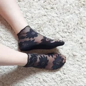 جوراب کالج توری ساقدار زنانه jr82u