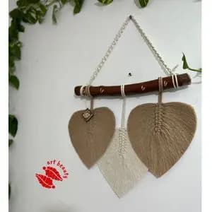 جاکلیدی برگ مکرومه مدل پروا