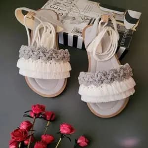 صندل مکرومه مدل ارام