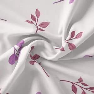 پارچه لباس مدل کرپ بوگاتی طرح برگ آبرنگی کد 6011316