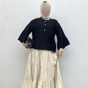 شومیز سه دکمه کمر گت بانک