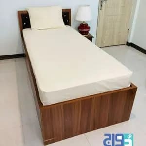 روتختی کشدار ساده کرم تک نفره