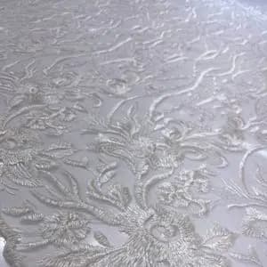 پارچه توری ابریشم و توری پولک دوزی 1