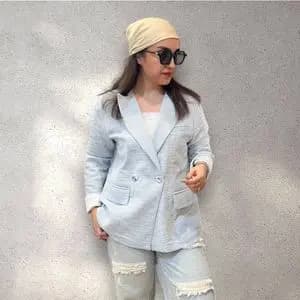 مانتو کتی لینن کنفی مانتو زنانه