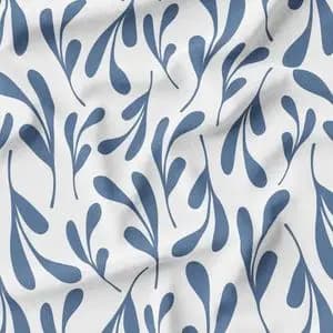 پارچه لباسی شومیز پارچه الف مدل کرپ بوگاتی طرح شاخ و برگ بارکا کد 4011376