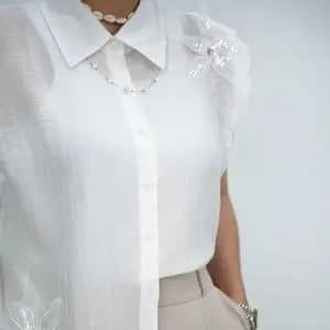 شومیز زنانه طرح دلسام